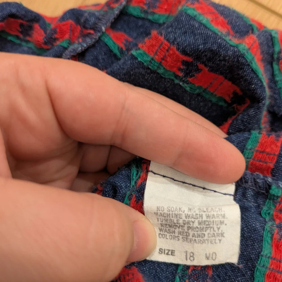 Vintage Osh-kosh Rosebud Overalls - Paper Tag - Picture 5 of 6